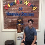 oswald the beaver with patient and dentist 2