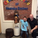 oswald the beaver with patient and dentist 1