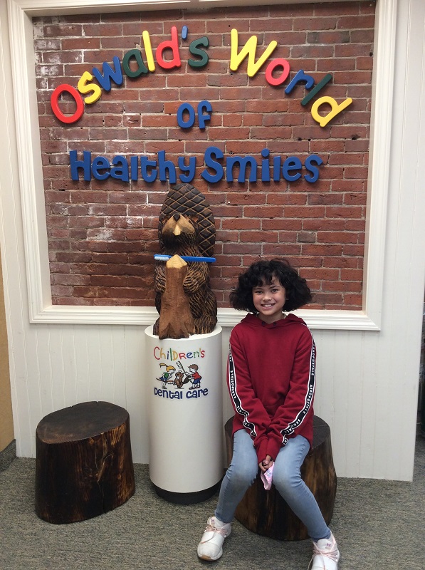 oswald the beaver with patient and dentist 8