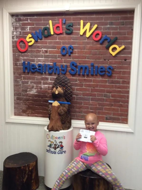 oswald the beaver with patient and dentist 9