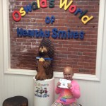 oswald the beaver with patient and dentist 9