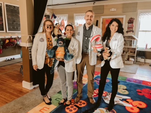 dr zach and students