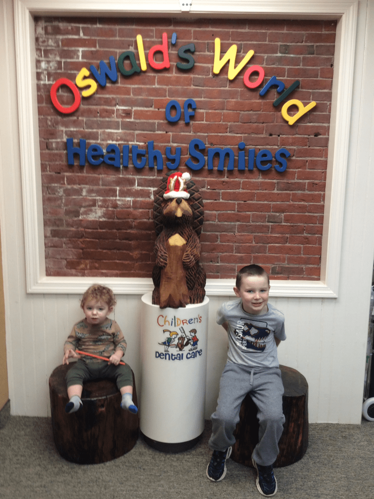 Kid on No Cavity Club Wall of Fame for 2024