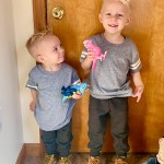 All smiles for Kai and Max