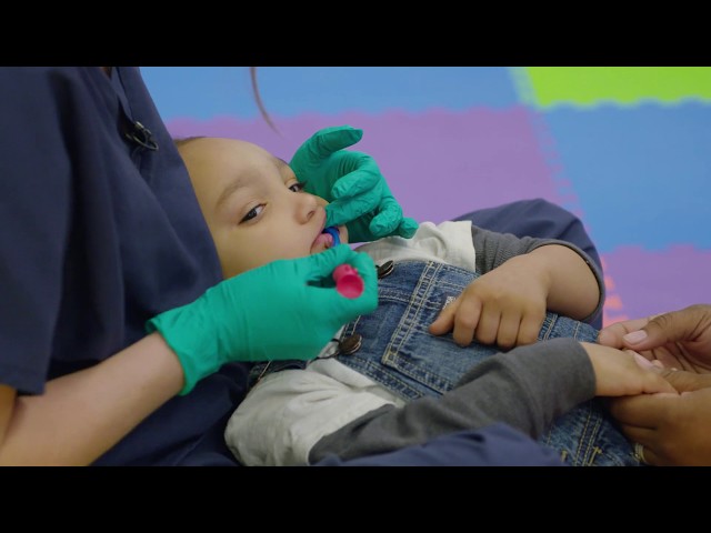 Brushing Toddler's teeth